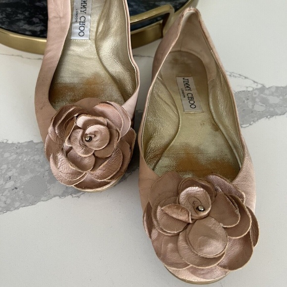 Jimmy Choo Ballet Flats Sz. 38.5 - Picture 1 of 4